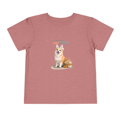 Corgi Treat Antennae™ -- Toddler Dog Lover Tee