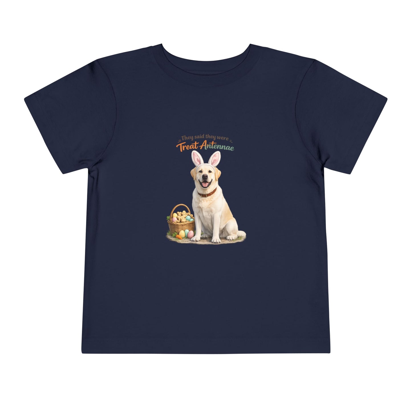 Yellow Lab Treat Antennae™ -- Toddler Dog Lover Tee