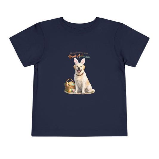 Yellow Lab Treat Antennae™ -- Toddler Dog Lover Tee