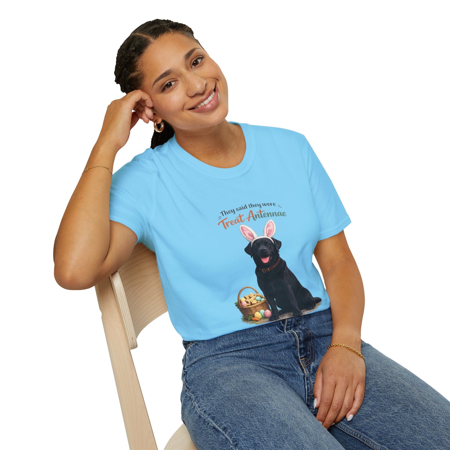 Black Lab Treat Antenna™ – Easter Black Lab Lover T-Shirt