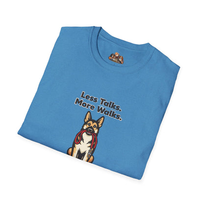 Less Talks. More Walks.  —  Soft-Color Minimalist Family Collection For Adult Dog Lovers