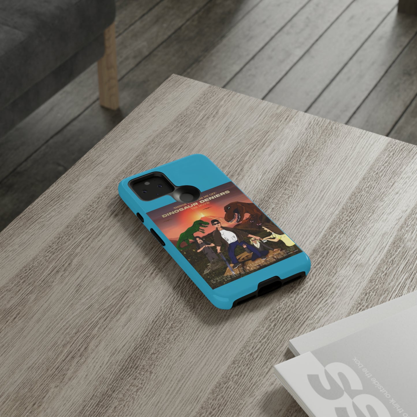 Dinosaur Deniers: The Movie Tough Phone Case (turquoise)