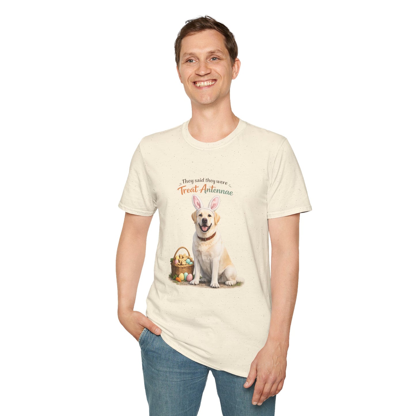 Yellow Lab Treat Antenna™ – Easter Yellow Lab Lover T-Shirt