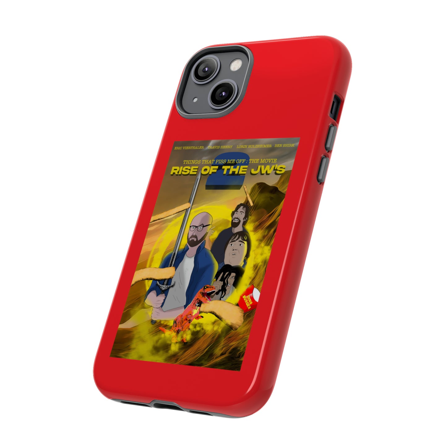 Rise Of The JW's Tough Phone Case (red)