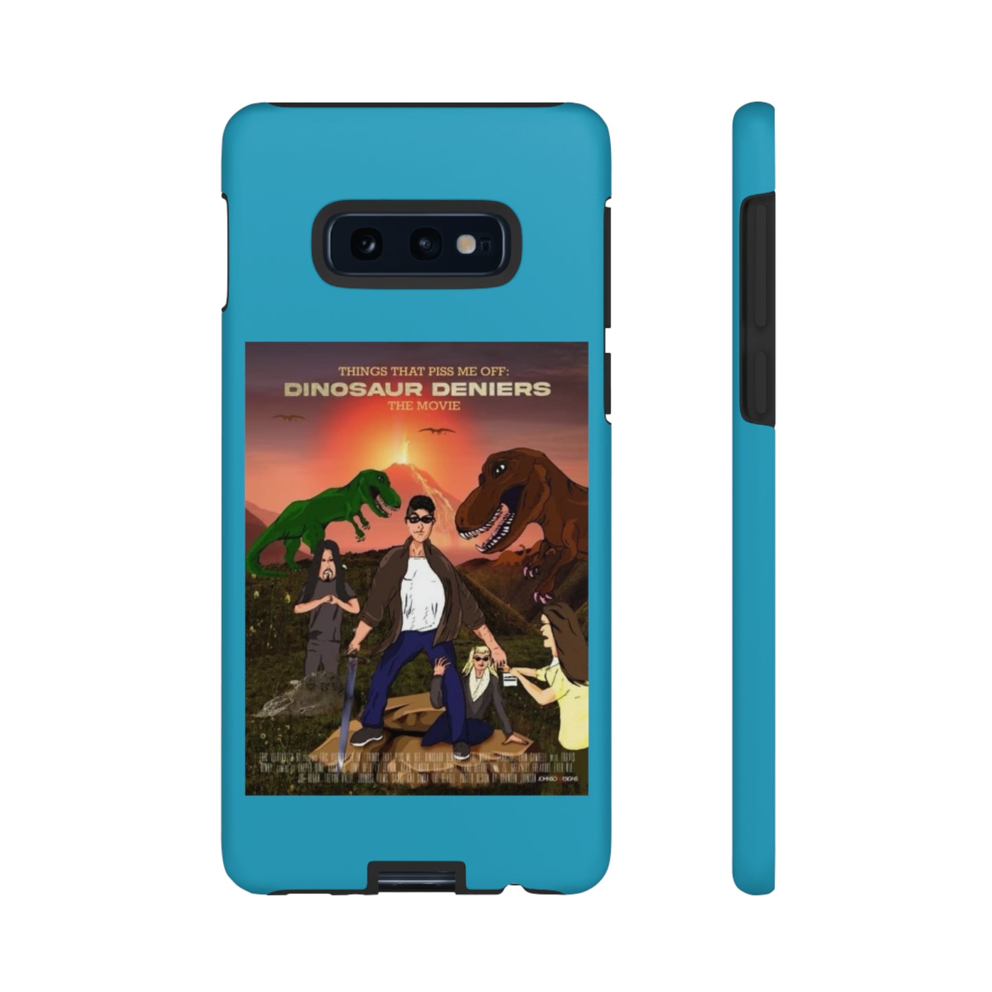 Dinosaur Deniers: The Movie Tough Phone Case (turquoise)