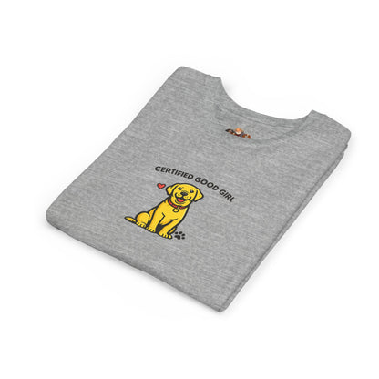 Certified Good Girl -- Youth Dog Lover Tee