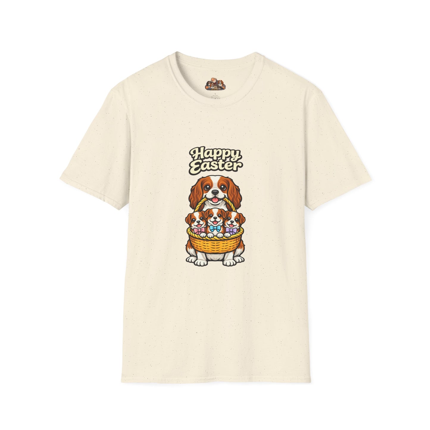 Cavalier King Charles Spaniel Family "Happy Easter"