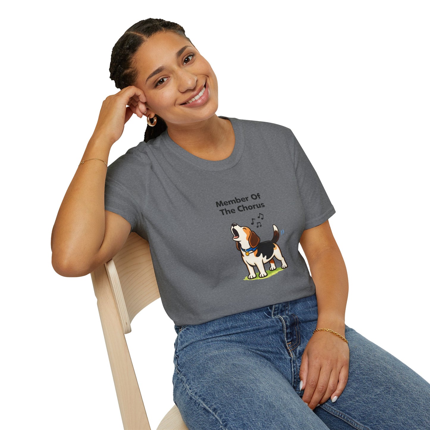 Member Of The Chorus  —  Soft-Color Minimalist Family Collection For Adult Dog Lovers