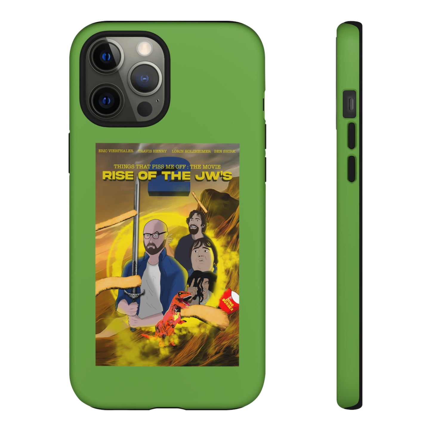 Rise Of The JW's Tough Phone Case (green)