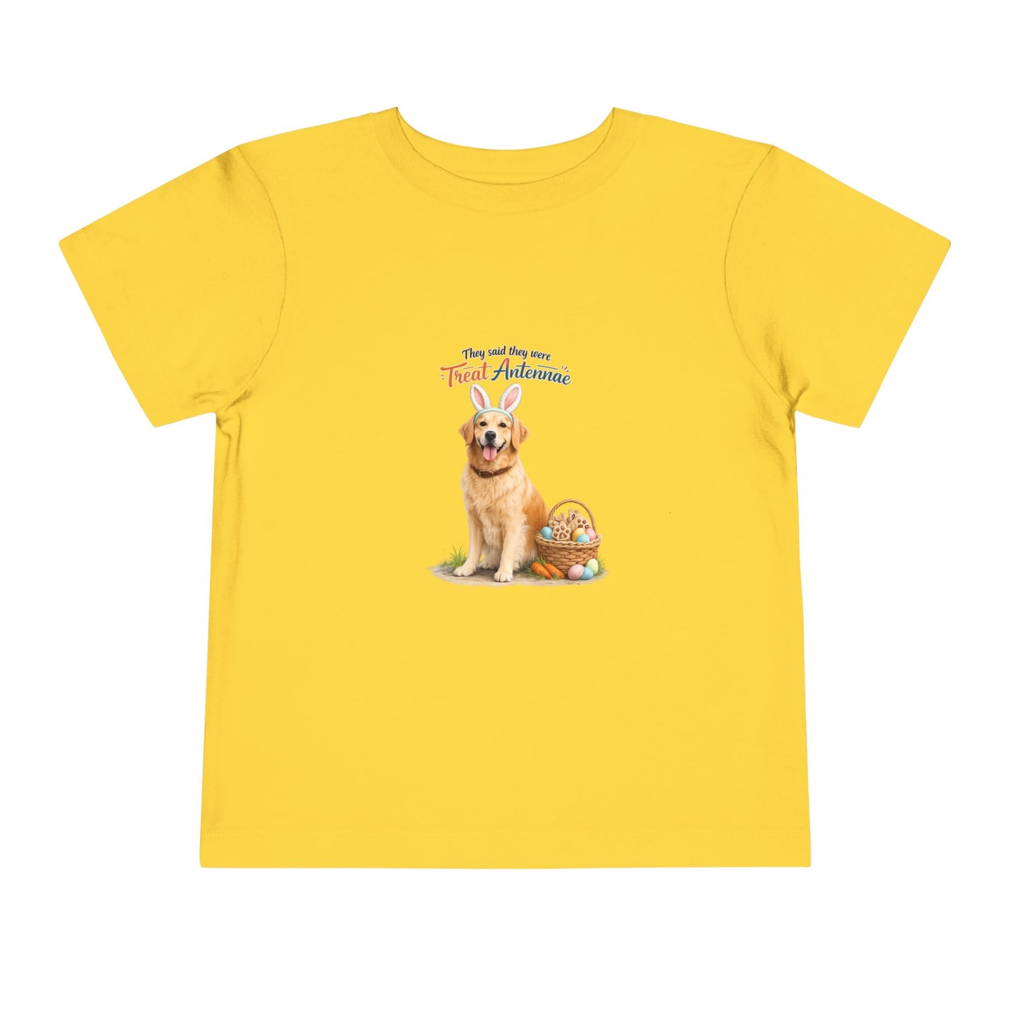 Golden Retriever Treat Antennae™ -- Toddler Dog Lover Tee