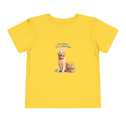 Golden Retriever Treat Antennae™ -- Toddler Dog Lover Tee