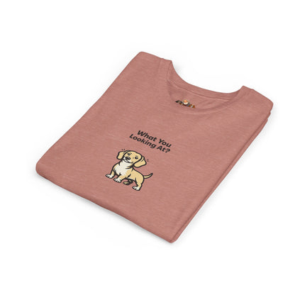 What You Looking At?  -- Youth Dog Lover Tee