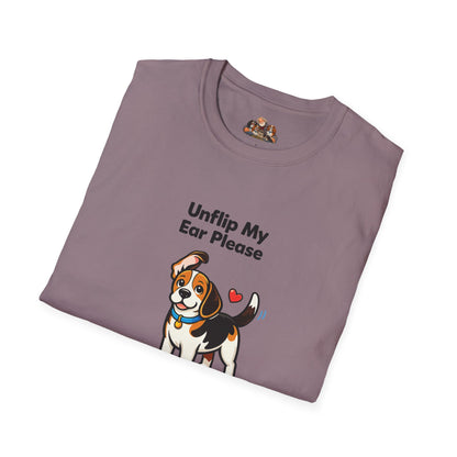 Unflip My Ear Please  — Soft-Color Minimalist Family Collection For Adult Dog Lovers