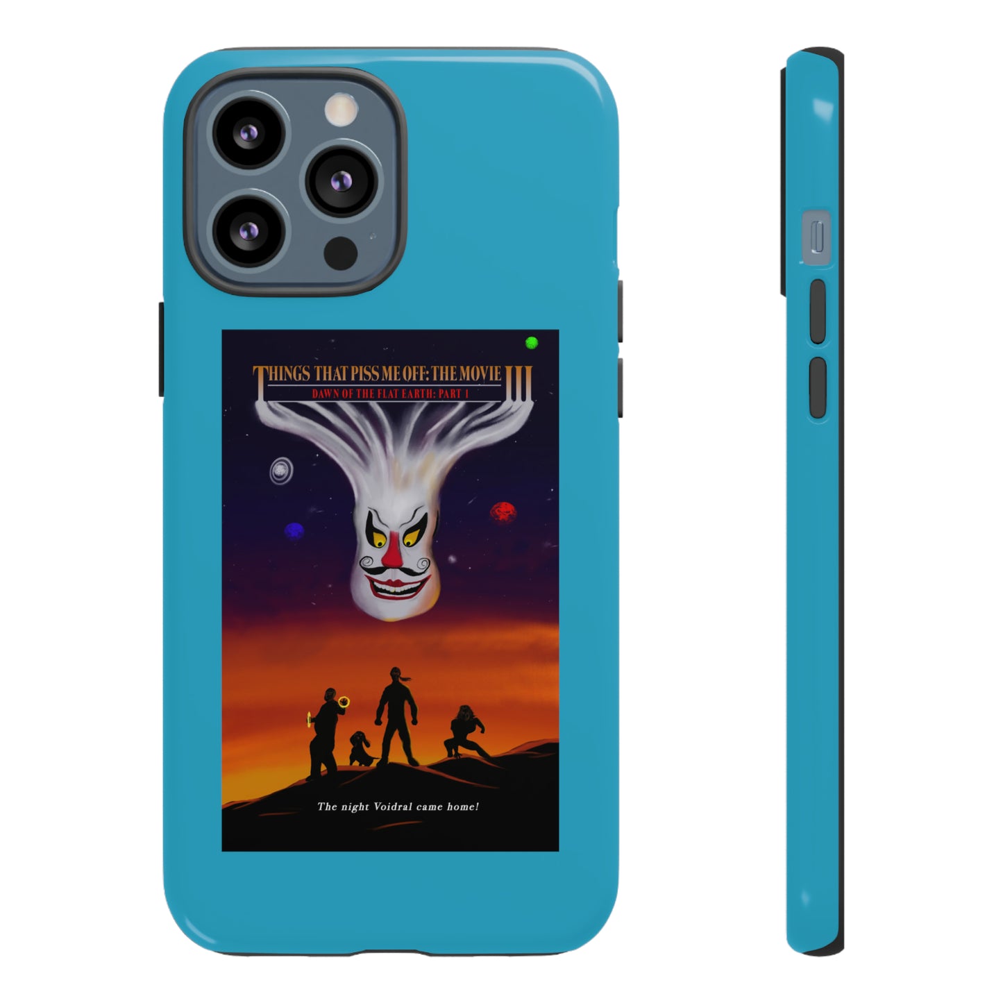 Dawn Of The Flat Earth: Part I Tough Phone Case (turquoise)