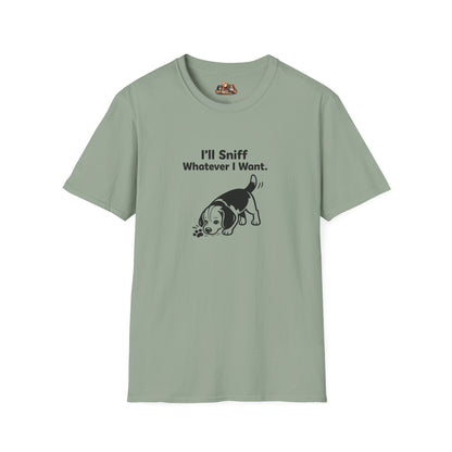 I'll Sniff Whatever I Want  —  Black And White Minimalist Family Collection For Adult Dog Lovers
