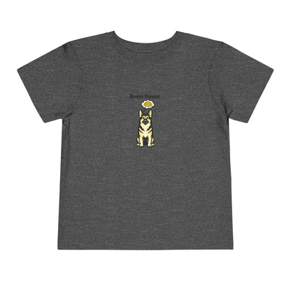 Brain Power  -- Toddler Dog Lover Tee