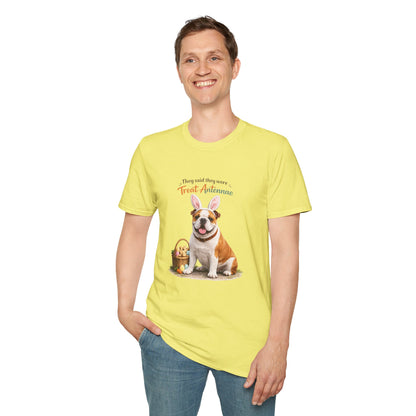 Bulldog Treat Antennae™ – Easter Bulldog Lover T-Shirt