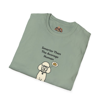 Smarter Than The Average Human  —  Soft-Color Minimalist Family Collection For Adult Dog Lovers