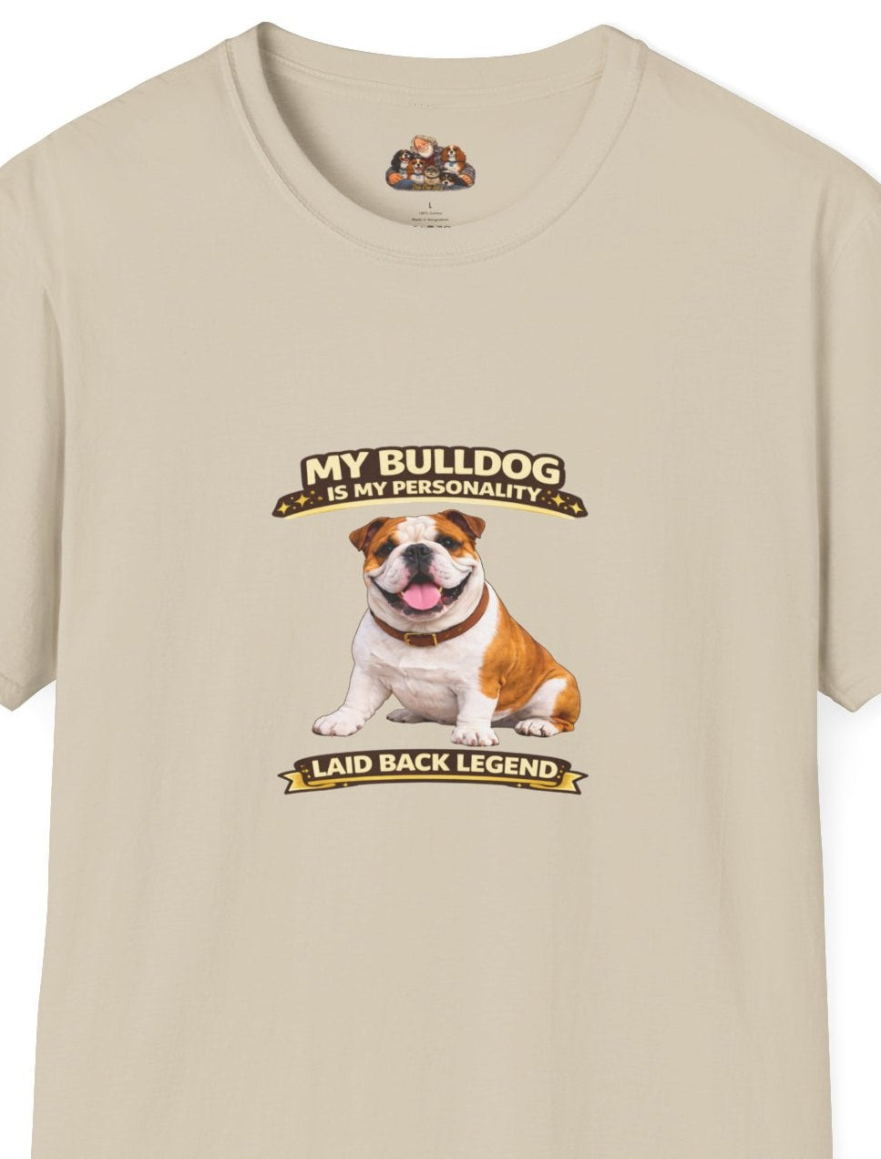 My Bulldog Is My Personality -- Personalized Dog Breed T-Shirt