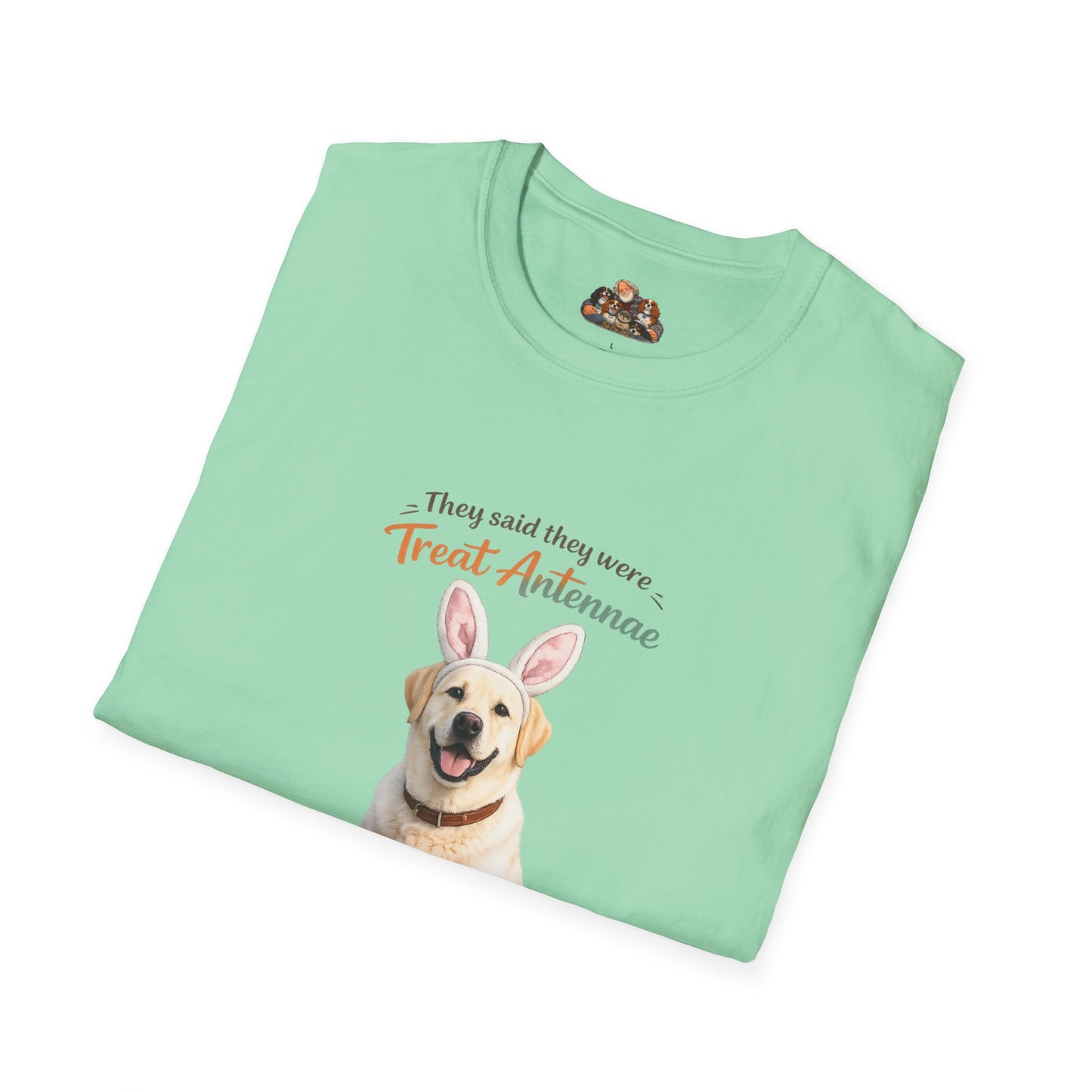 Yellow Lab Treat Antenna™ – Easter Yellow Lab Lover T-Shirt