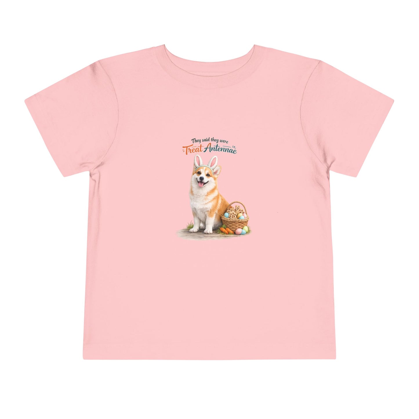 Corgi Treat Antennae™ -- Toddler Dog Lover Tee