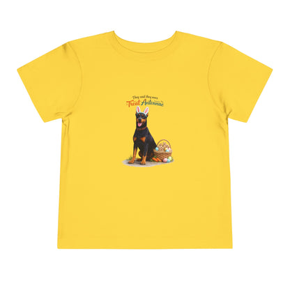 Doberman Treat Antennae™ -- Toddler Dog Lover Tee