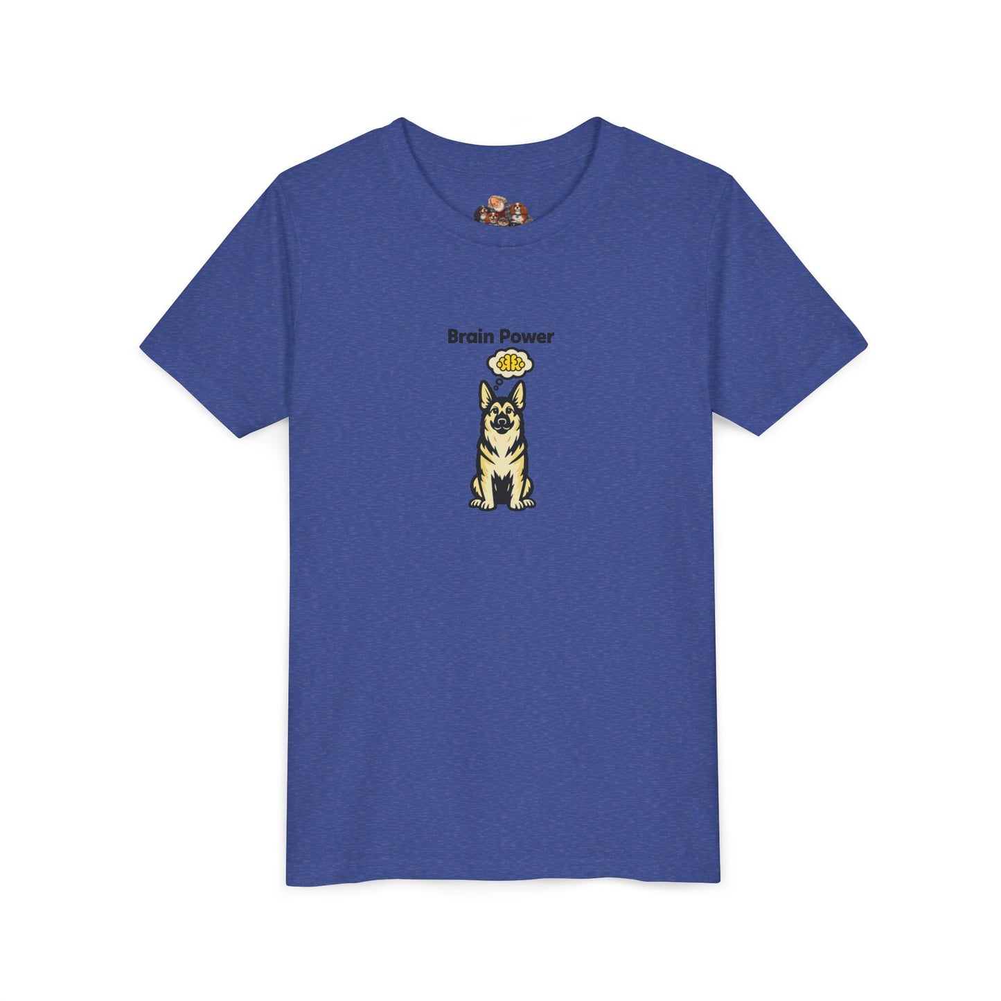 Brain Power -- Youth Dog Lover Tee