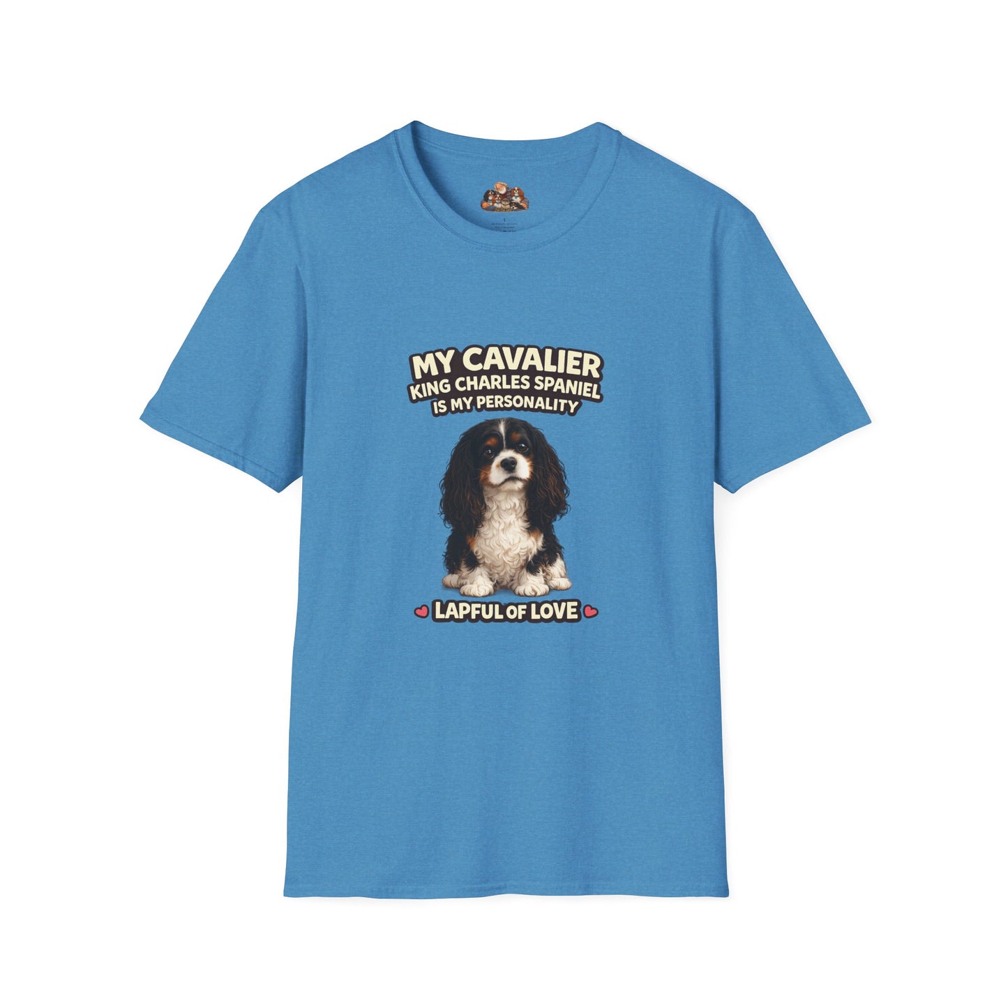 My Cavalier King Charles Spaniel Is My Personality – Lapful Of Love– Personalized Dog Breed Tee