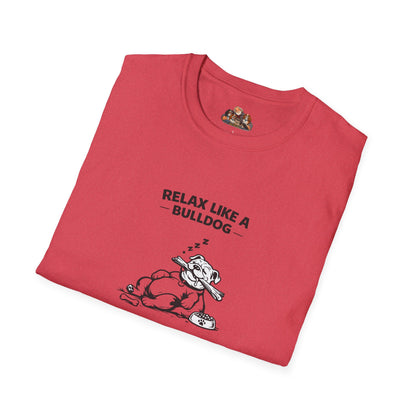 Relax Like A Bulldog  —  Black And White Minimalist Family Collection For Adult Dog Lovers