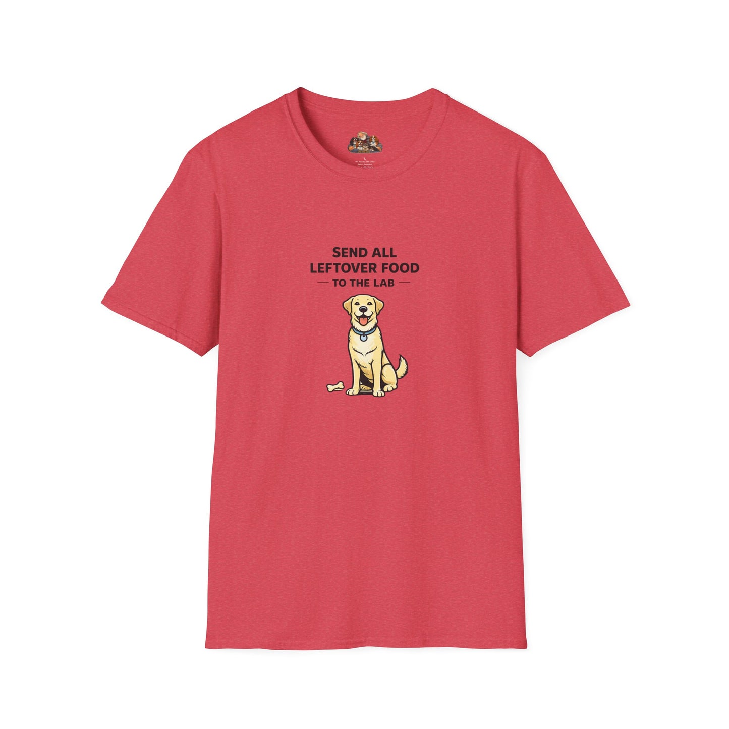 Send All Leftover Food To The Lab  —  Soft-Color Minimalist Family Collection For Adult Dog Lovers