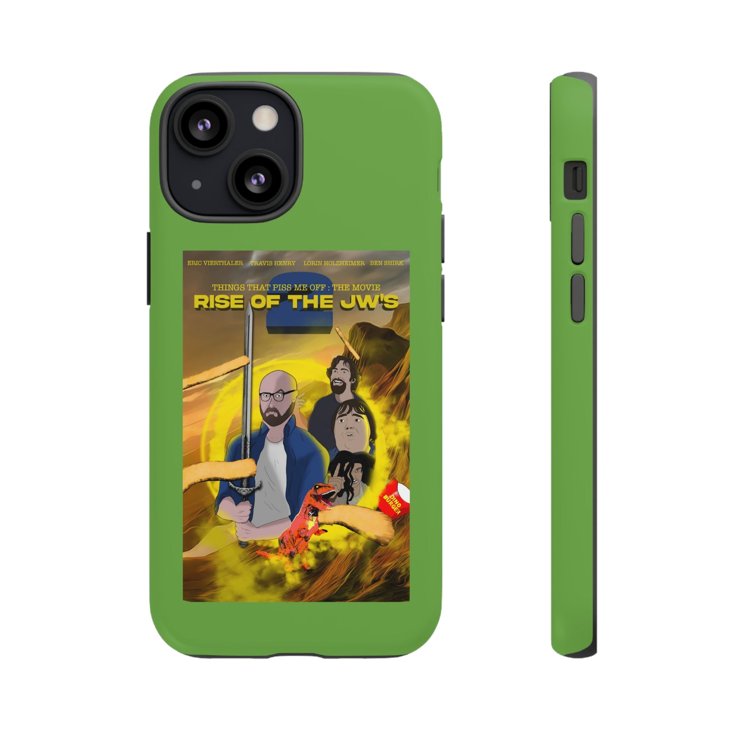 Rise Of The JW's Tough Phone Case (green)