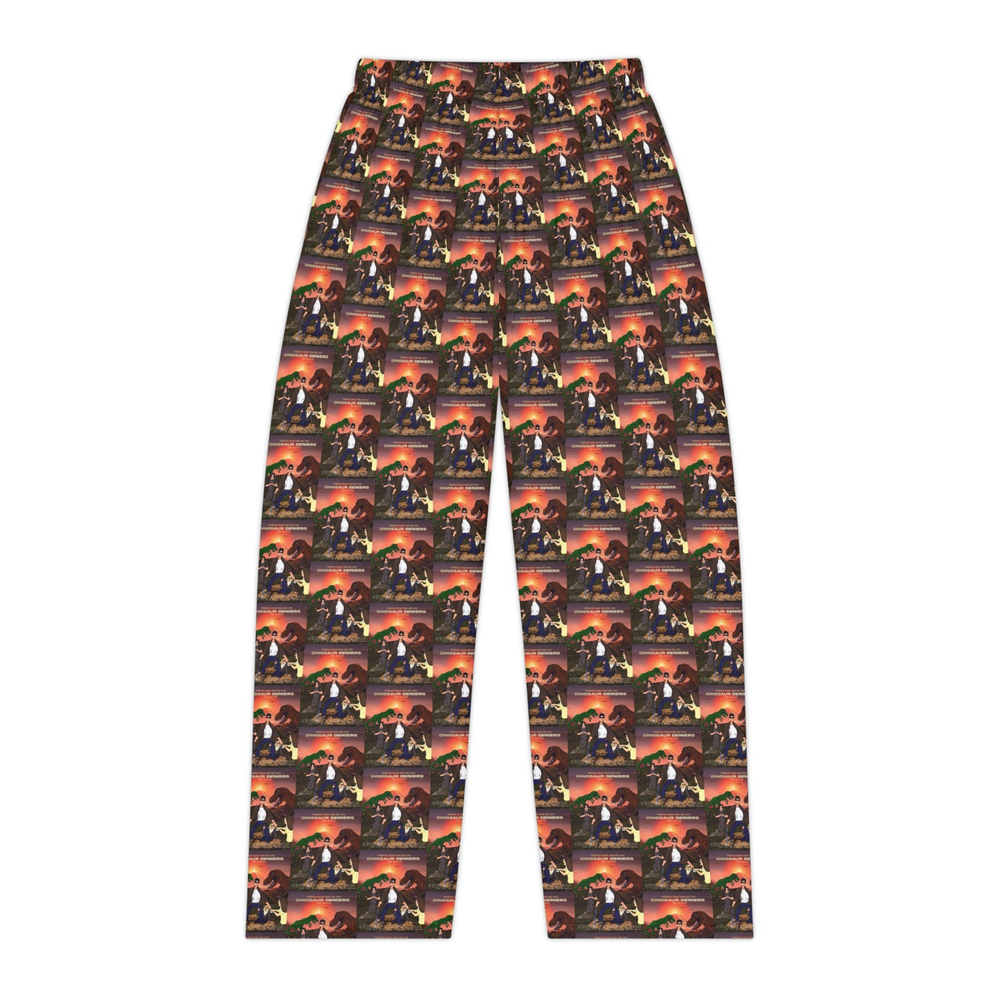 Dinosaur Deniers:The Movie Women's Pajama Pants (AOP)