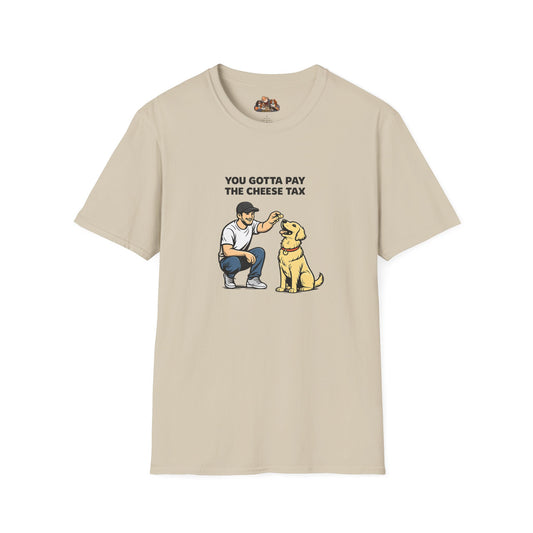 You Gotta Pay The Cheese Tax  —  Soft-Color Minimalist Family Collection For Adult Dog Lovers