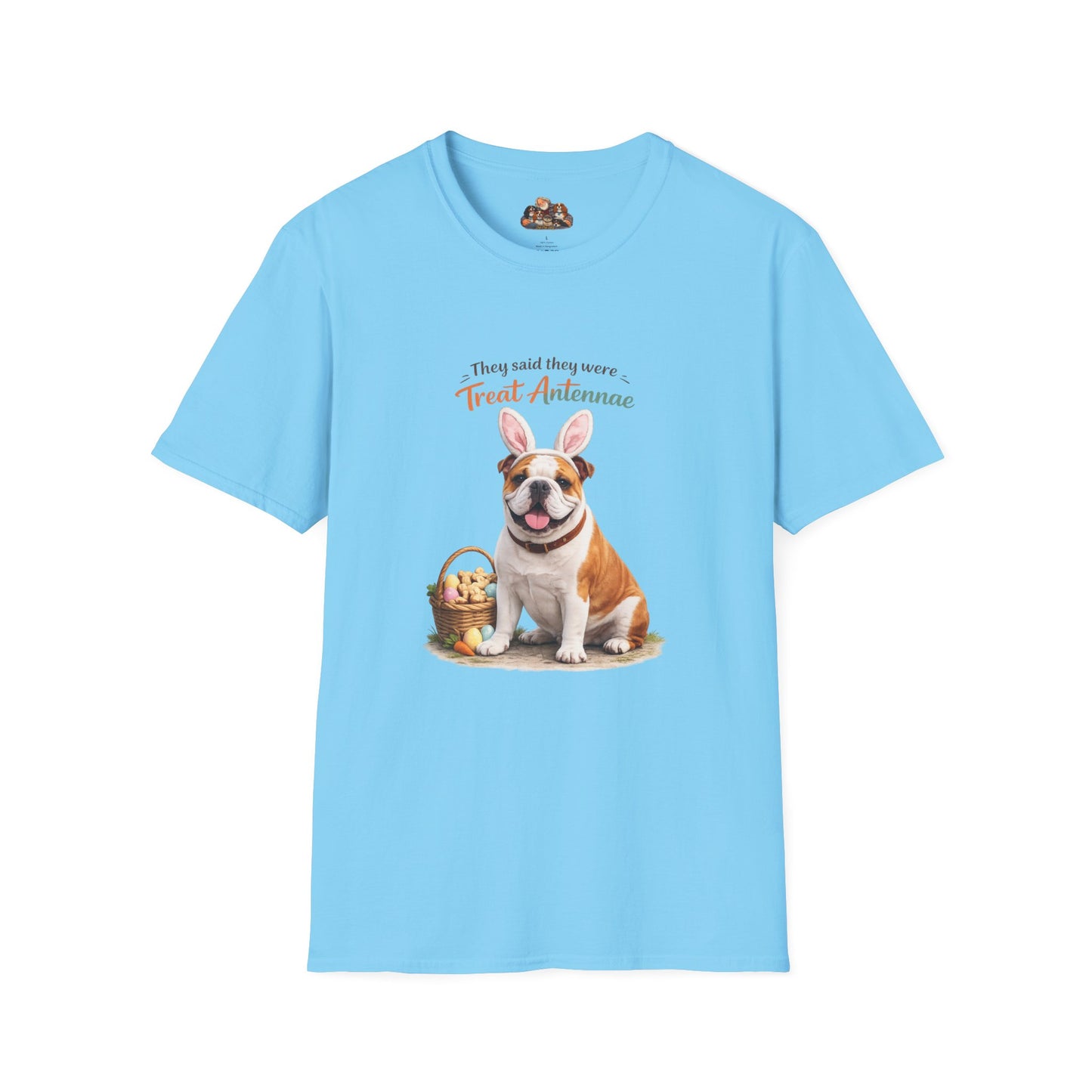 Bulldog Treat Antennae™ – Easter Bulldog Lover T-Shirt
