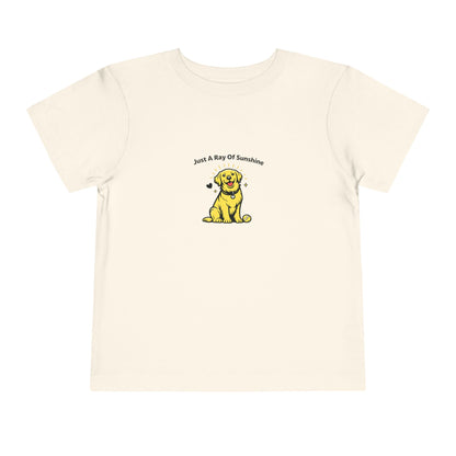 Just A Ray Of Sunshine -- Toddler Dog Lover Tee