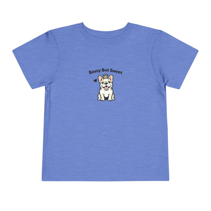 Bossy But Sweet -- Toddler Dog Lover Tee