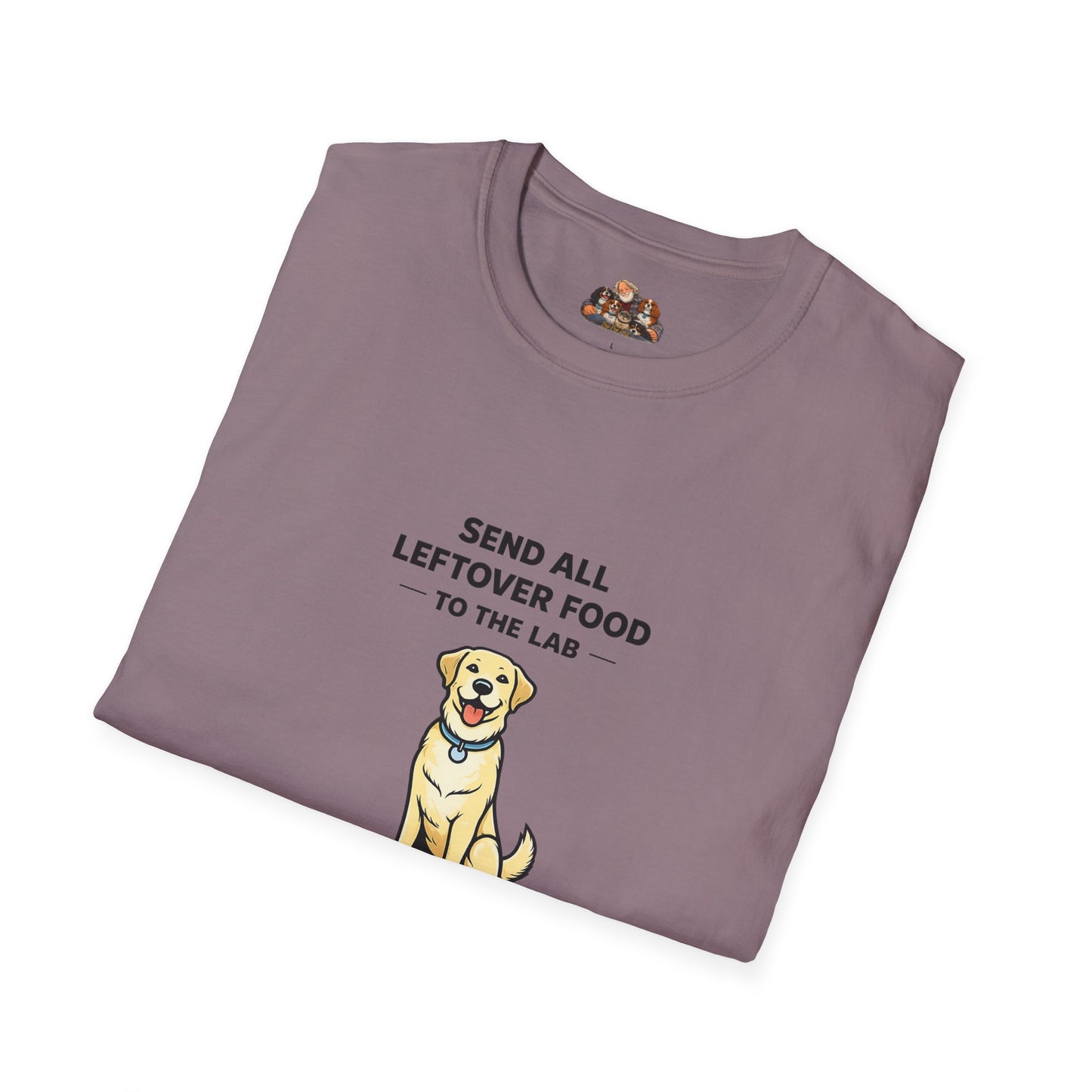 Send All Leftover Food To The Lab  —  Soft-Color Minimalist Family Collection For Adult Dog Lovers