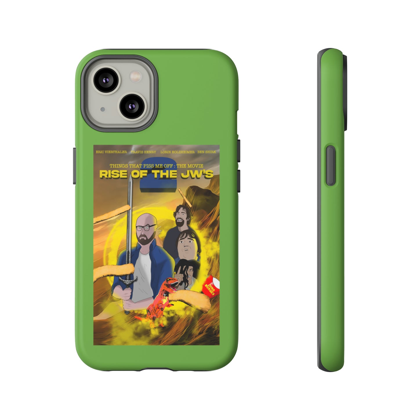 Rise Of The JW's Tough Phone Case (green)