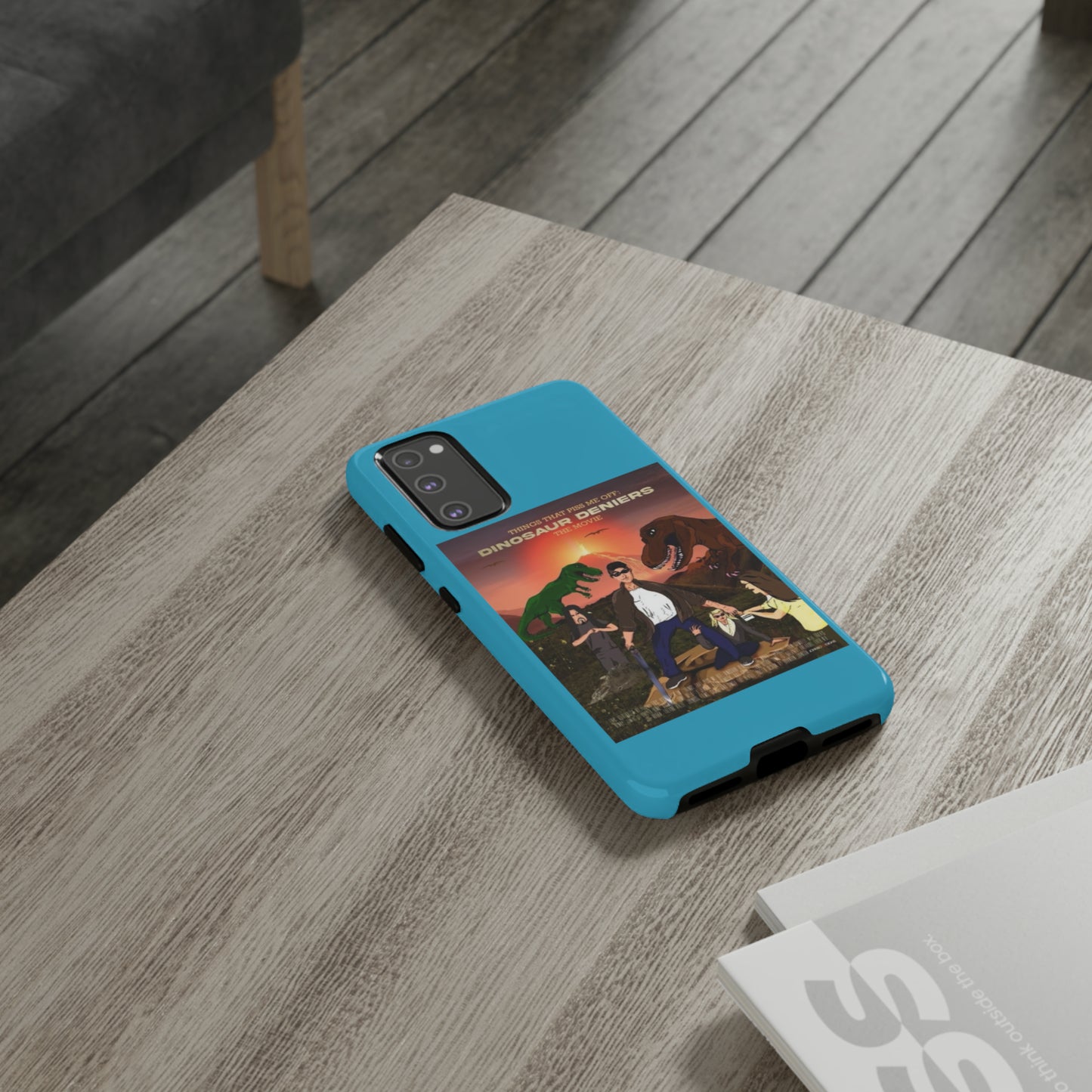 Dinosaur Deniers: The Movie Tough Phone Case (turquoise)