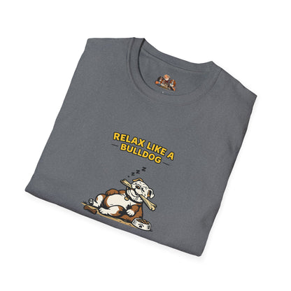 Relax Like A Bulldog  —  Soft-Color Minimalist Family Collection For Adult Dog Lovers