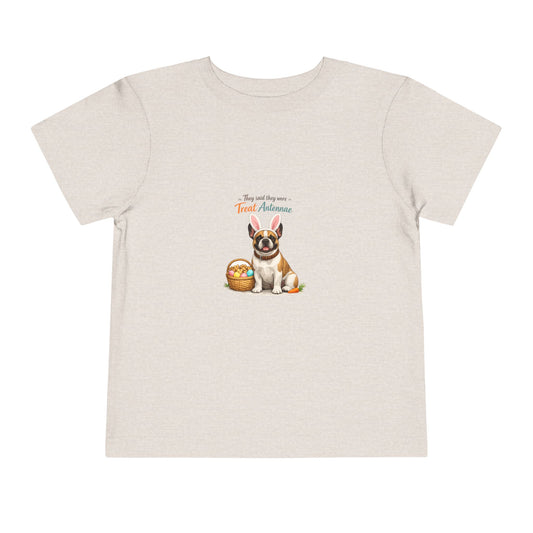 French Bulldog Treat Antennae™ -- Toddler Dog Lover Tee