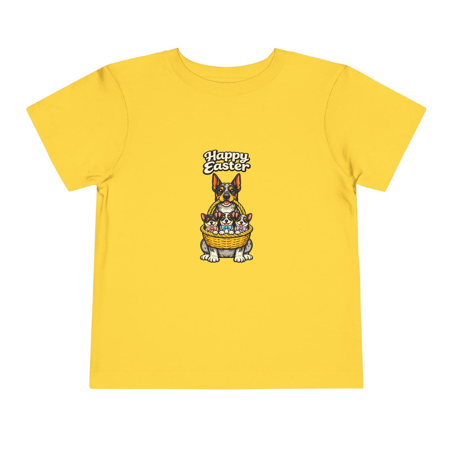 Great Dane Family Happy Easter -- Toddler Dog Lover Tee