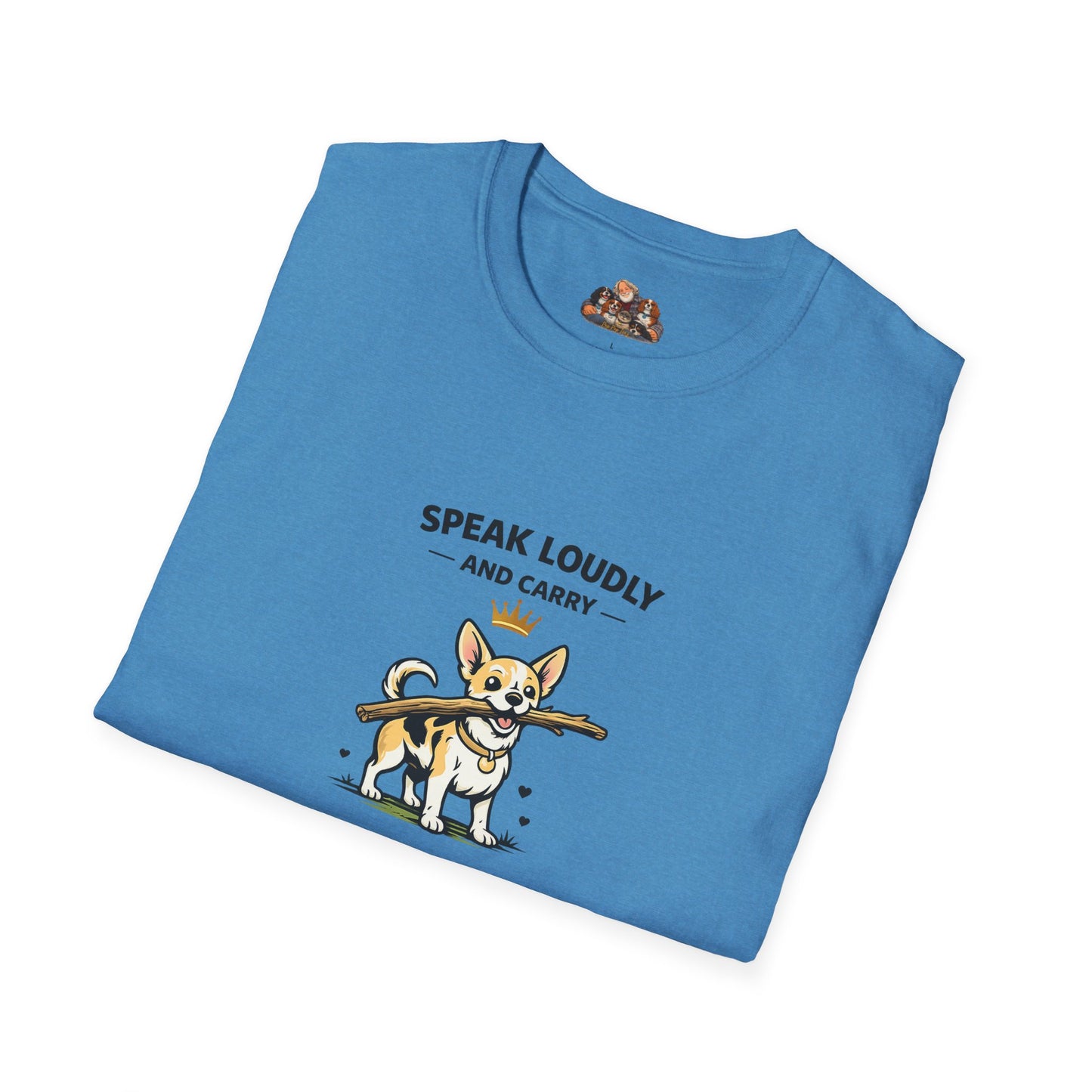 Speak Loudly And Carry A Large Stick  —  Soft-Color Minimalist Family Collection For Adult Dog Lovers