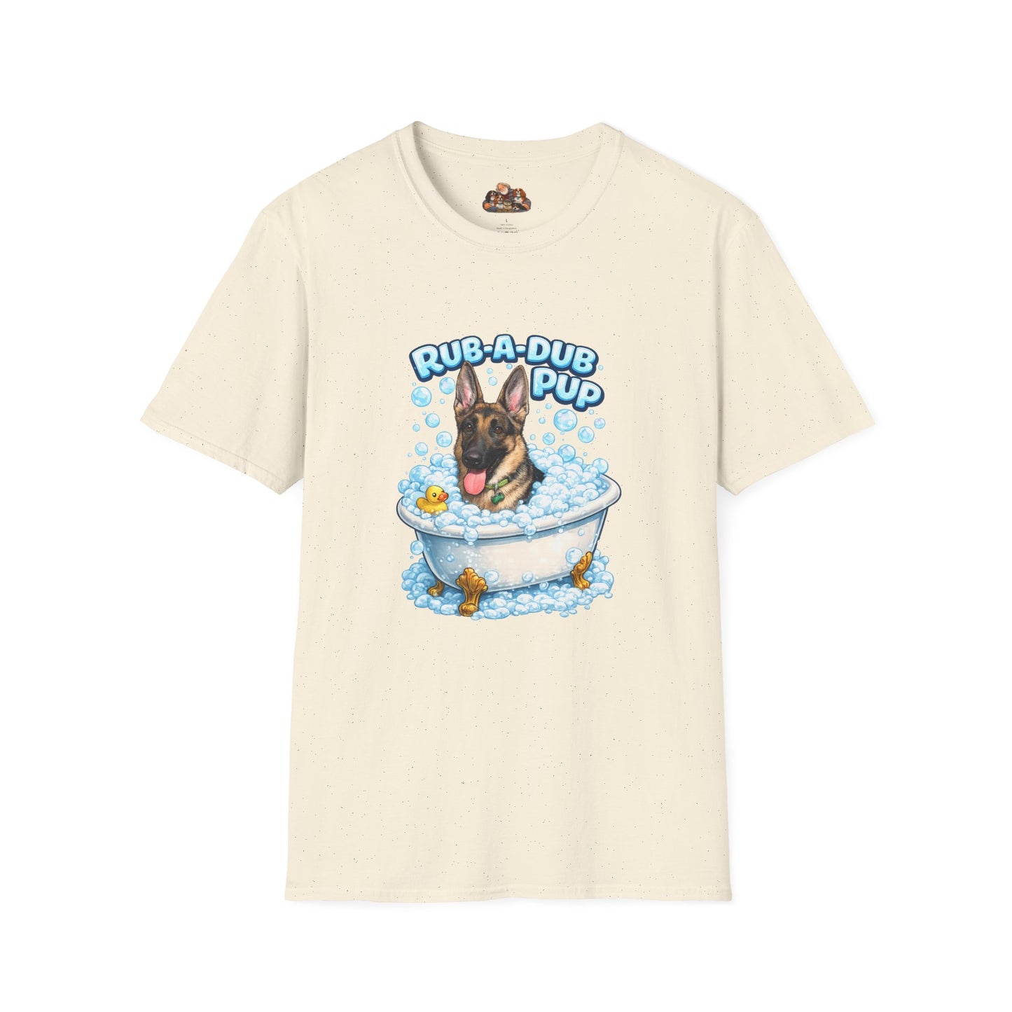 Rub-A-Dub Pup – Personalized Dog Spa T-Shirt – Paw Spa Days Remembered