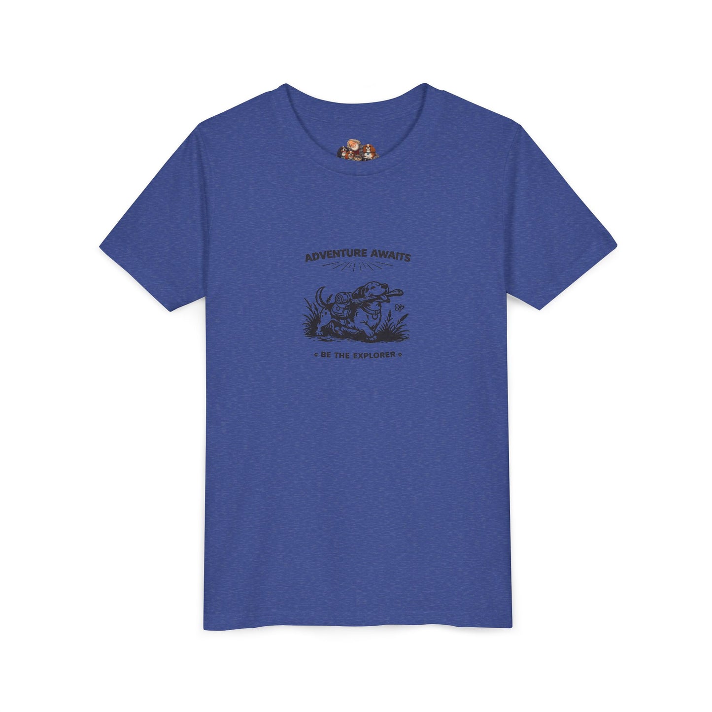 Adventure Awaits -- Youth Dog Lover Tee