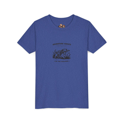 Adventure Awaits -- Youth Dog Lover Tee