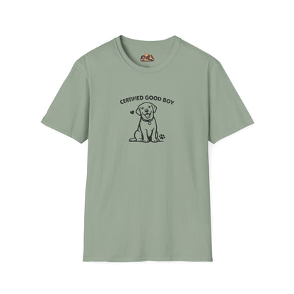 Certified Good Boy —  Black And White Minimalist Family Collection For Adult Dog Lovers