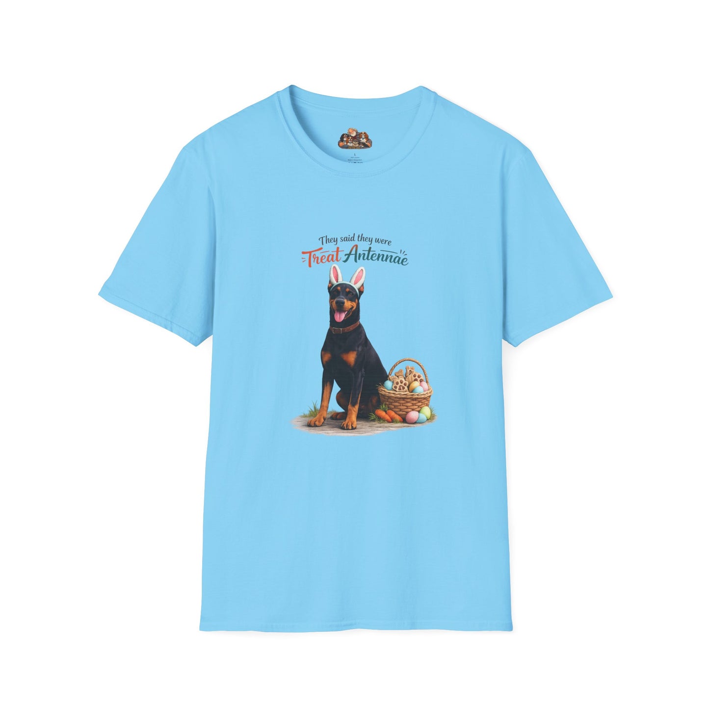 Doberman Treat Antenna™ – Easter Dog Lover Tee