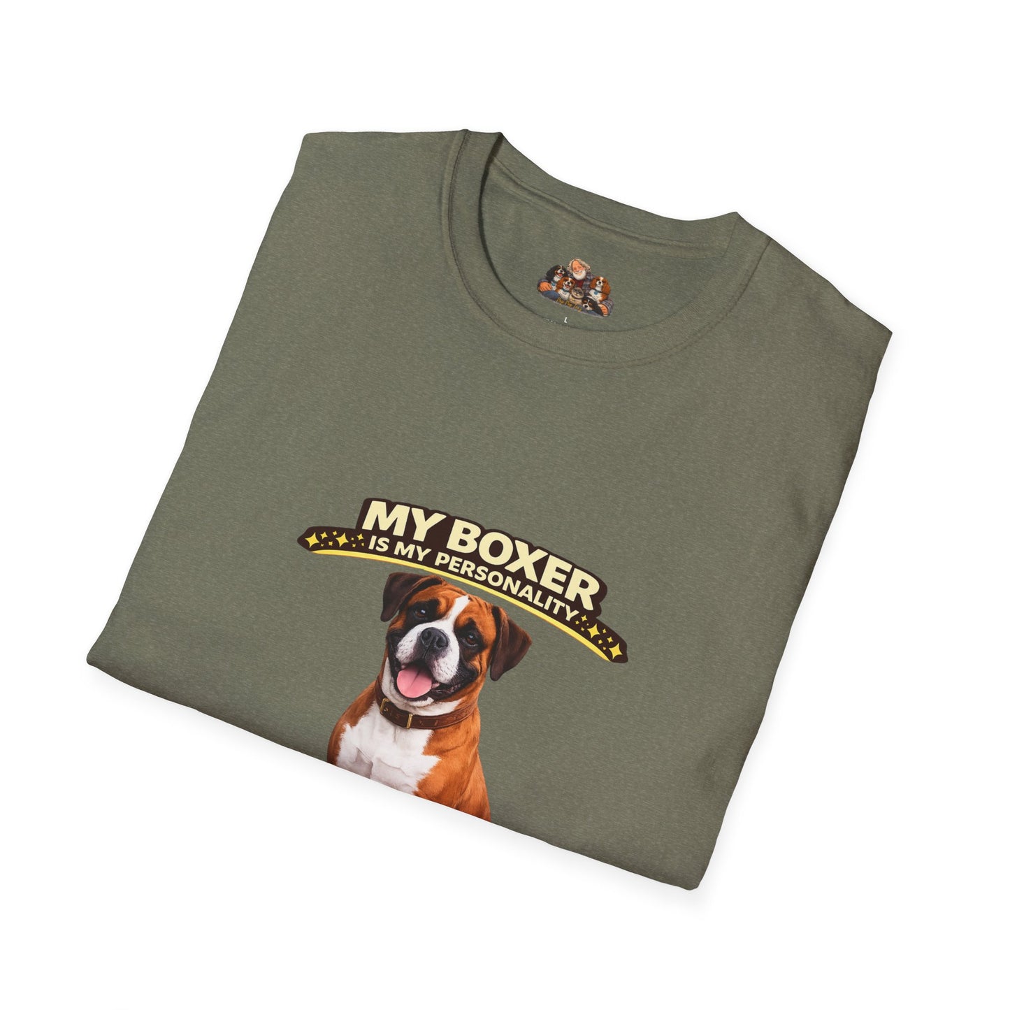 My Boxer Is My Personality – Big Kid Energy– Personalized Dog Breed Tee