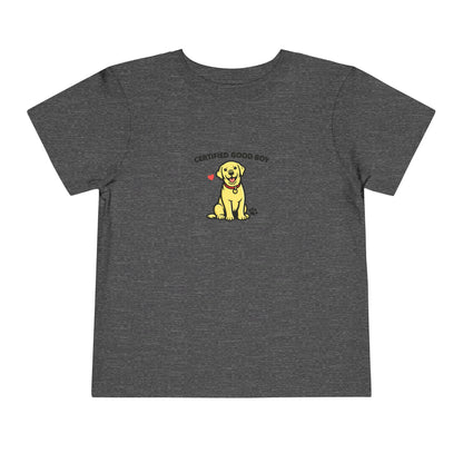 Certified Good Boy-- Toddler Dog Lover Tee